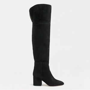 NWB J.CREW SUEDE OVER-THE-KNEE BOOTS